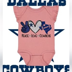 ✨New DALLAS COWBOYS Onsie✨ made by me 👩🏼‍🎨Made to order!!